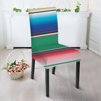 Mexican Striped Blanket Pattern Print Dining Chair Slipcover