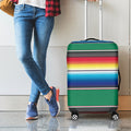 Mexican Striped Blanket Pattern Print Luggage Cover