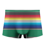 Mexican Striped Blanket Pattern Print Men's Boxer Briefs