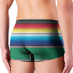 Mexican Striped Blanket Pattern Print Men's Boxer Briefs