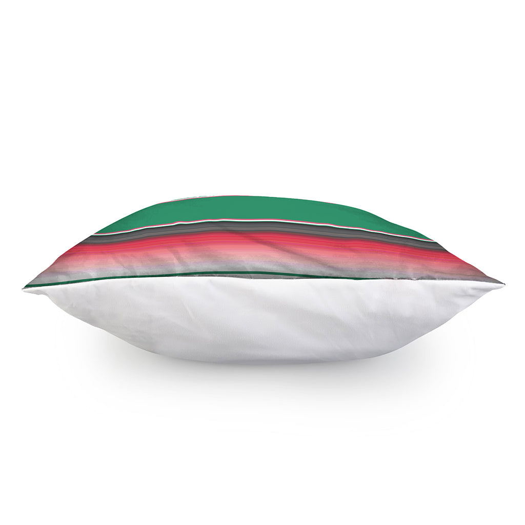 Mexican Striped Blanket Pattern Print Pillow Cover