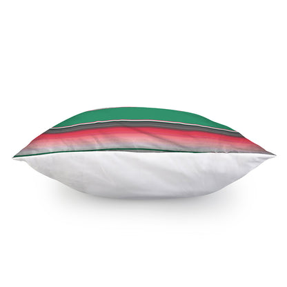 Mexican Striped Blanket Pattern Print Pillow Cover