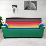 Mexican Striped Blanket Pattern Print Sofa Cover