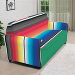 Mexican Striped Blanket Pattern Print Sofa Cover