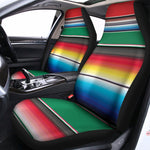 Mexican Striped Blanket Pattern Print Universal Fit Car Seat Covers