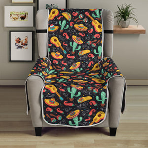 Mexico Cinco de Mayo Pattern Print Armchair Protector