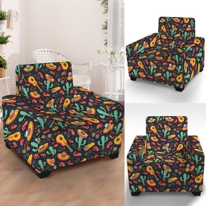 Mexico Cinco de Mayo Pattern Print Armchair Slipcover