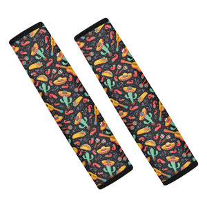 Mexico Cinco de Mayo Pattern Print Car Seat Belt Covers