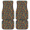 Mexico Cinco de Mayo Pattern Print Front and Back Car Floor Mats