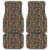 Mexico Cinco de Mayo Pattern Print Front and Back Car Floor Mats