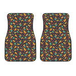 Mexico Cinco de Mayo Pattern Print Front Car Floor Mats