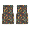 Mexico Cinco de Mayo Pattern Print Front Car Floor Mats