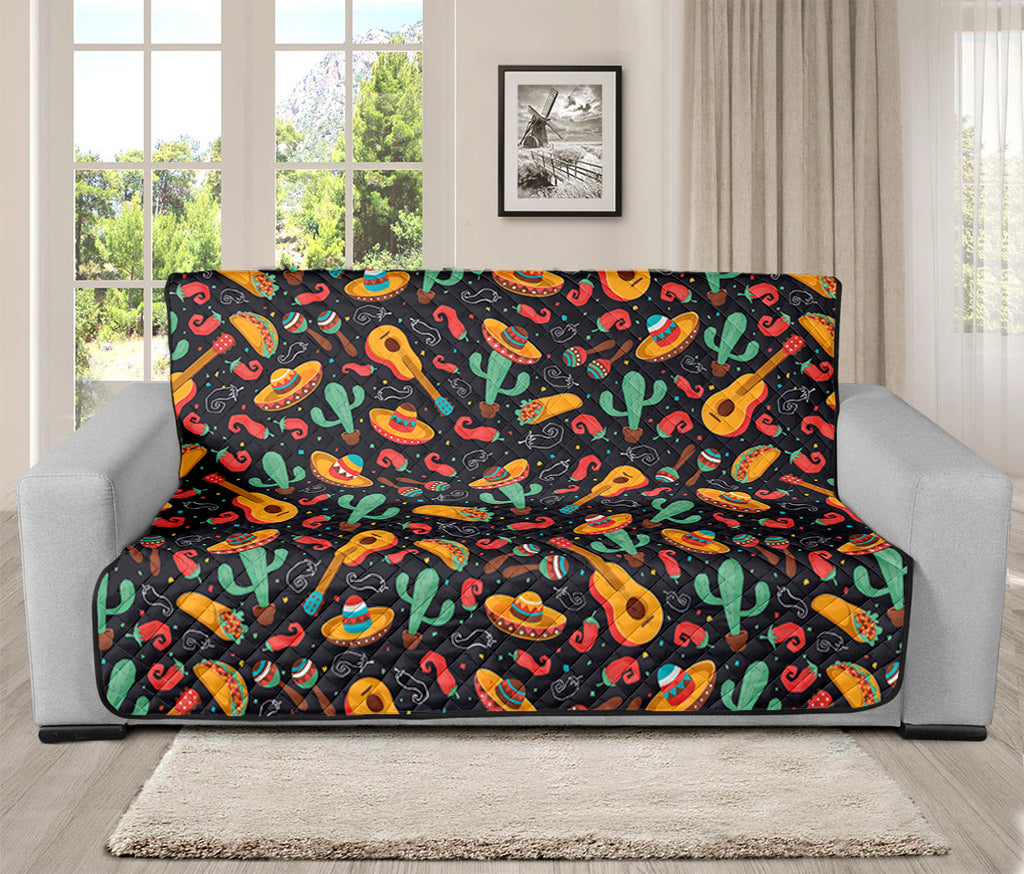 Mexico Cinco de Mayo Pattern Print Futon Protector