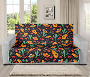 Mexico Cinco de Mayo Pattern Print Futon Protector