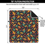 Mexico Cinco de Mayo Pattern Print Futon Protector