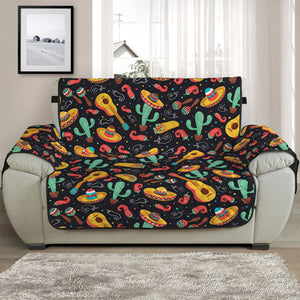 Mexico Cinco de Mayo Pattern Print Half Sofa Protector