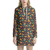 Mexico Cinco de Mayo Pattern Print Hoodie Dress