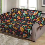 Mexico Cinco de Mayo Pattern Print Loveseat Protector