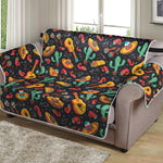 Mexico Cinco de Mayo Pattern Print Loveseat Protector