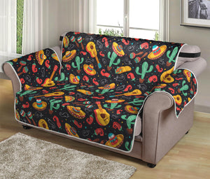 Mexico Cinco de Mayo Pattern Print Loveseat Protector