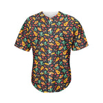 Mexico Cinco de Mayo Pattern Print Men's Baseball Jersey