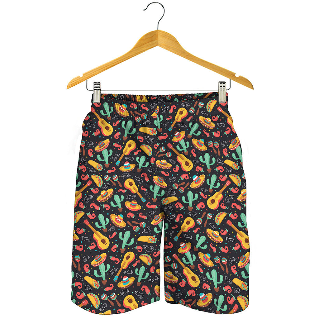 Mexico Cinco de Mayo Pattern Print Men's Shorts