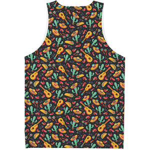 Mexico Cinco de Mayo Pattern Print Men's Tank Top