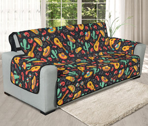 Mexico Cinco de Mayo Pattern Print Oversized Sofa Protector