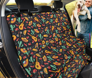 Mexico Cinco de Mayo Pattern Print Pet Car Back Seat Cover