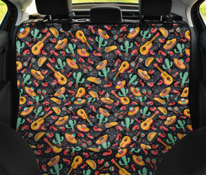 Mexico Cinco de Mayo Pattern Print Pet Car Back Seat Cover