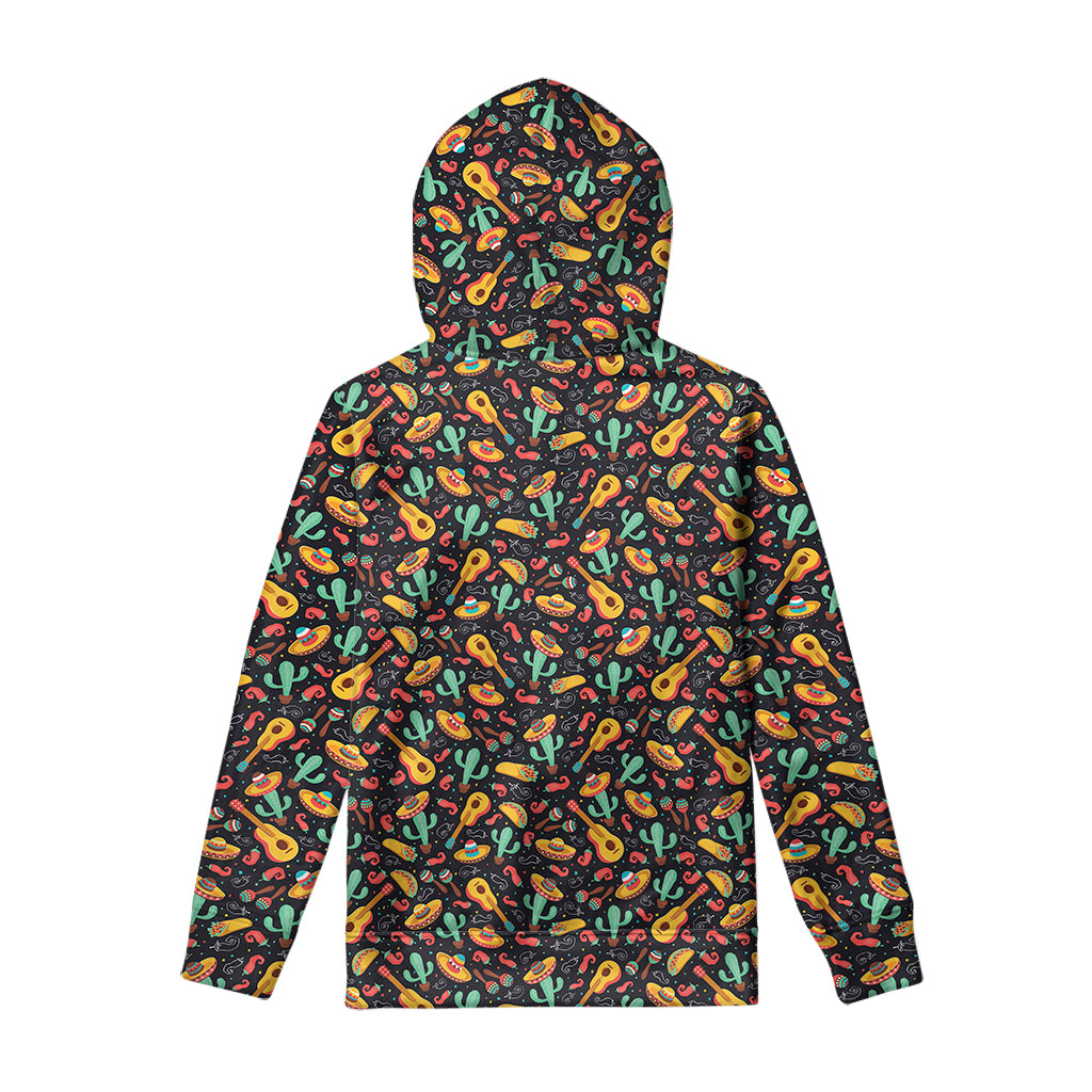 Mexico Cinco de Mayo Pattern Print Pullover Hoodie