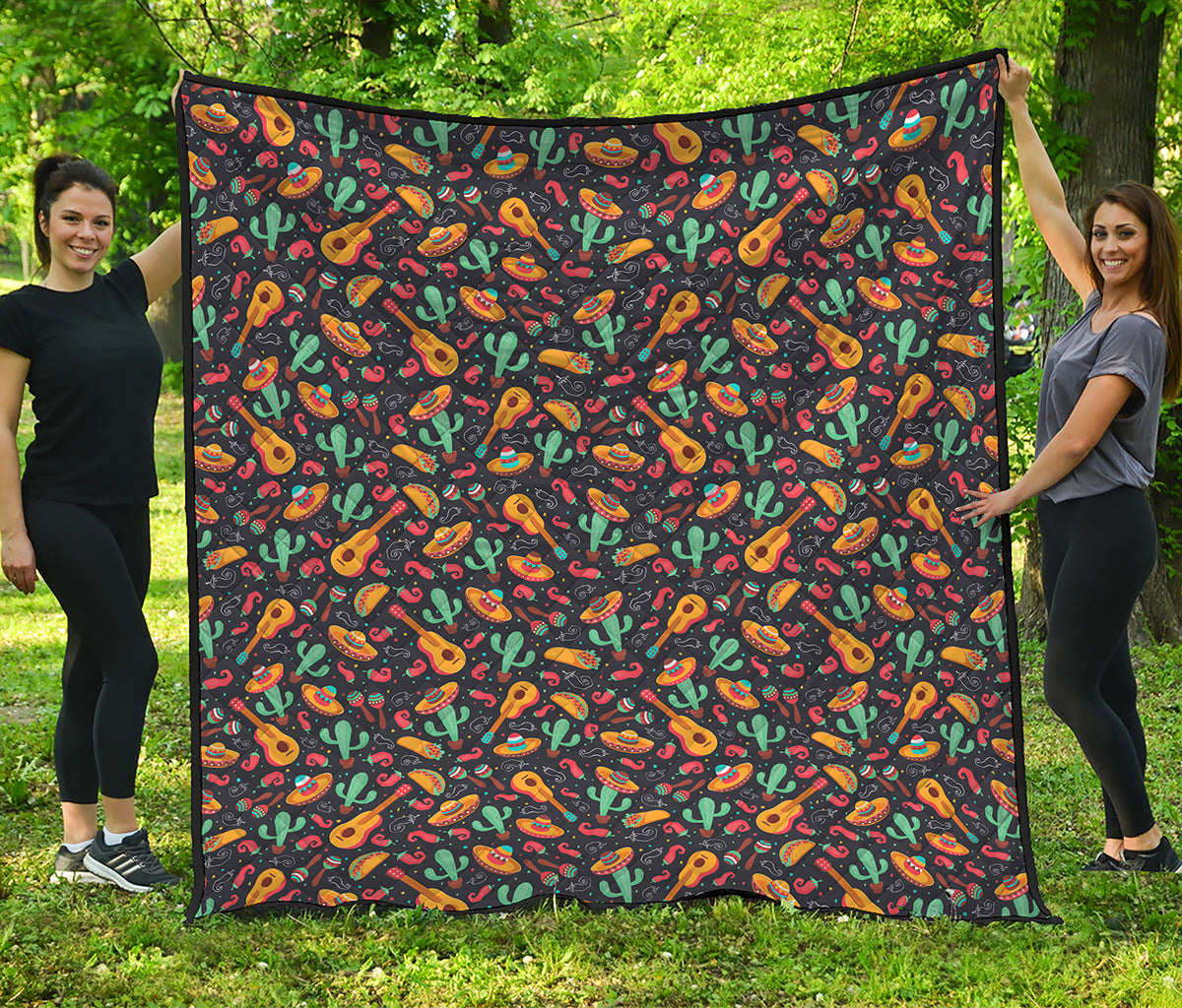 Mexico Cinco de Mayo Pattern Print Quilt