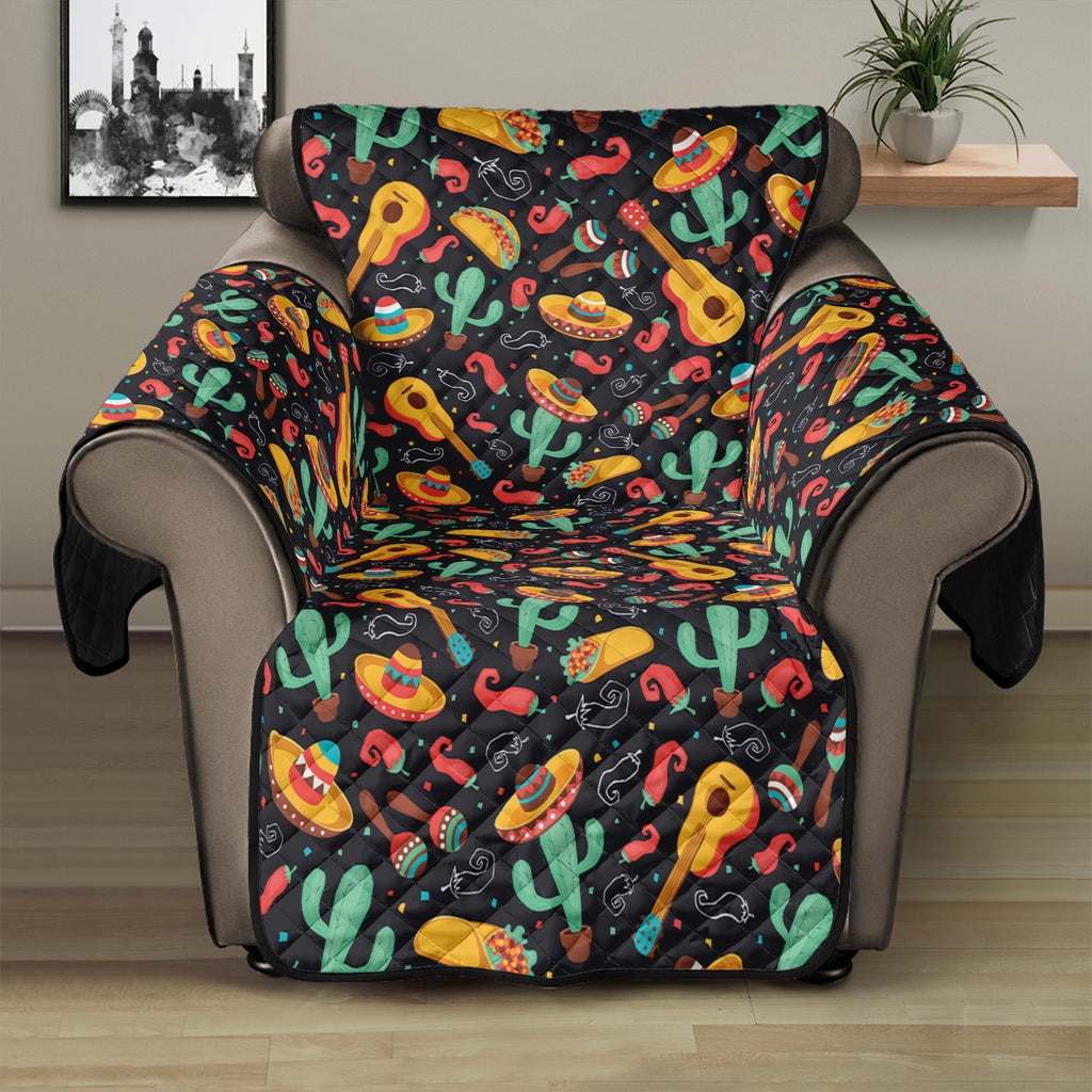 Mexico Cinco de Mayo Pattern Print Recliner Protector