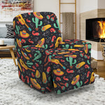 Mexico Cinco de Mayo Pattern Print Recliner Slipcover