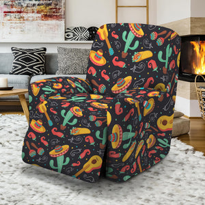 Mexico Cinco de Mayo Pattern Print Recliner Slipcover