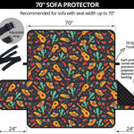 Mexico Cinco de Mayo Pattern Print Sofa Protector