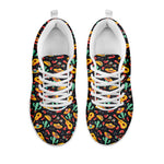 Mexico Cinco de Mayo Pattern Print White Sneakers