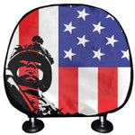 Military American Flag Print Car Headrest Covers