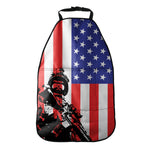 Military American Flag Print Car Seat Organizers