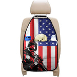 Military American Flag Print Car Seat Organizers