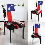 Military American Flag Print Dining Chair Slipcover