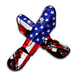 Military American Flag Print Muay Thai Shin Guard