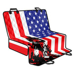 Military American Flag Print Pet Car Back Seat Cover