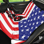 Military American Flag Print Pet Car Back Seat Cover