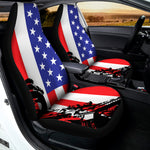 Military American Flag Print Universal Fit Car Seat Covers
