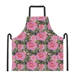 Military Camouflage Flower Pattern Print Apron