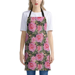 Military Camouflage Flower Pattern Print Apron
