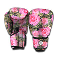 Military Camouflage Flower Pattern Print Boxing Gloves