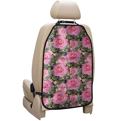 Military Camouflage Flower Pattern Print Car Seat Organizers