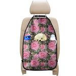 Military Camouflage Flower Pattern Print Car Seat Organizers